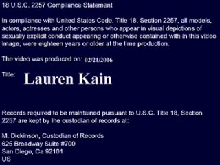 18 lauren kain - [mfst] april 24, 2006 big tits mature